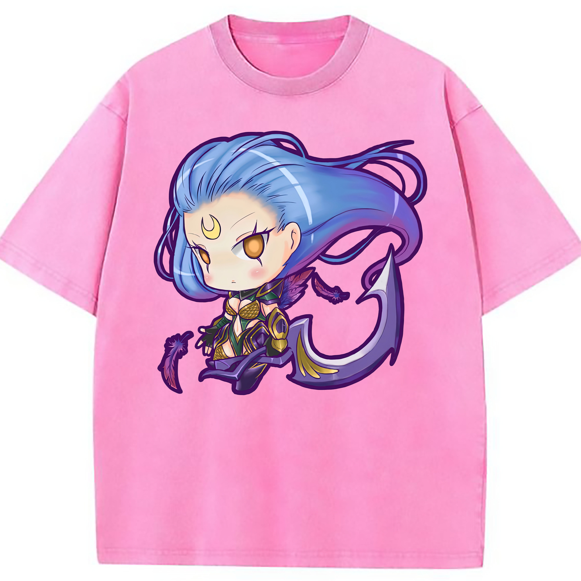 （画像用） リーグ・オブ・レジェンド League of Legends LOL 綿100% ヴィンテージ風 半袖Tシャツ（フロントプリント）